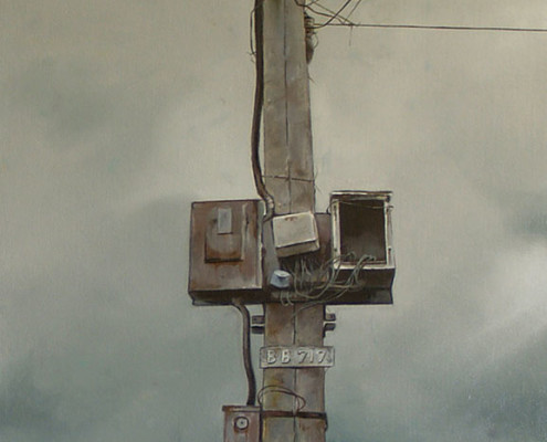 Oleo-lienzo pegado a tabla 135x42