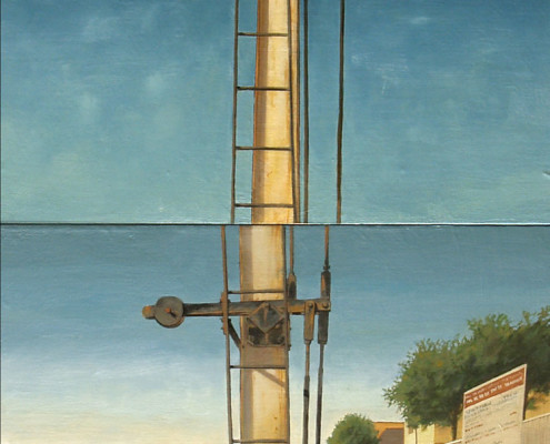Oleo-lienzo pegado a tabla 50x120 (díptico)